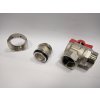 Art.298S Eck Kugelhahn Rot "IDEAL" 1" mit...