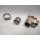 Art.298S Eck Kugelhahn Rot "IDEAL" 1" mit Verschraubung O-Ring, voller Durchgang - Messing vernickelt