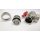 Art.298S Eck Kugelhahn Rot "IDEAL" 1" mit Verschraubung O-Ring, voller Durchgang - Messing vernickelt