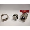 Art.098S Kugelhahn Rot "IDEAL" 1" mit...