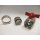 Art.098S Kugelhahn Rot "IDEAL" 1" mit O-Ring, voller Durchgang - Messing vernickelt
