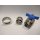 Art.098SB Kugelhahn Blau "IDEAL" 1" mit O-Ring, voller Durchgang - Messing vernickelt