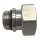 Art.3371oK Holl&auml;nder Verschraubung 2/3  3/4" &Uuml;WM IG x 1/2" AG O-Ring - Messing vernickelt