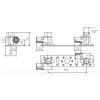 Art.599E Montageschiene mit Wandscheibe Endst&uuml;ck 1/2" x 20/2mm - Pressfitting