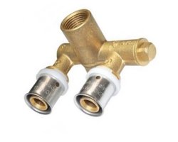 Art.594U Wandscheibe U-Form 1/2" x 20/2mm - Pressfitting