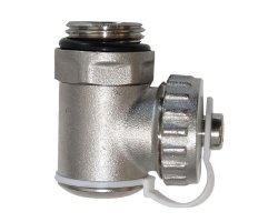Art.489 KFE Ablasshahn 1/2" - Messing vernickelt