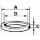 Art.3373V Verschraubungsdichtung 6/4" - (A56 x B43,5 x C2 mm)