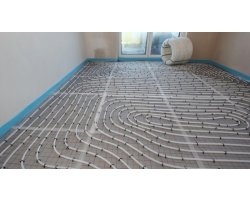Art.505RD Randd&auml;mmstreifen Selbstklebend  8 x150mm (Rolle 25m) - D&auml;mmung f&uuml;r Fu&szlig;bodenheizung