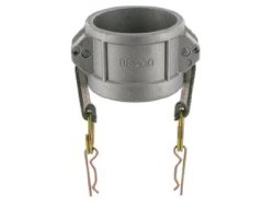 Art.E1908M Kamlok (DC) Mutterteil 6/4"Kappe PN16 - Edelstahl V4A