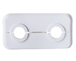 Art.287 Klapprosetten wei&szlig; 18mm 2er Packung