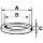 Art.CU373Ap Kupfer - Dichtring 3/4" 5er - Packung  (A25 x B21 x C1,5mm)