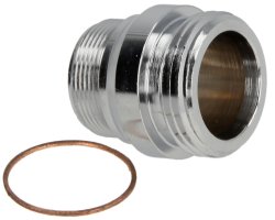 Art.245 Reduzierst&uuml;ck M22 AG x 3/4" AG - verchromt