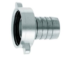 Art.279 Schlauchverschraubung vercromt 2/3 - 19mm 3/4"T&uuml;lle x 1" &Uuml;WM IG