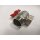 Art.298SCD Eck Kugelhahn Rot "IDEAL" 1/2"IG x 3/4"AG kon. voller Durchgang - Messing vernickelt