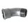 Art.T040V Bogen 45&deg; 3" IG x AG - Temperguss verz.