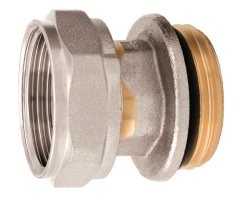 Art.3371F Holl&auml;nder Verschraubung 2/3  1" &Uuml;WM IG x 1" AG - Messing
