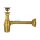 Art.N166 Nostalgie Abfluss 1" - Messing Polliert