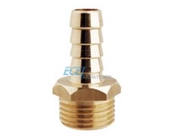 Art.461 Schlauchst&uuml;ck 1/4" x 13mm - Messing
