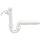 Sp&uuml;lensiphon 6/4" DN40 ohne Rosette -  Kunststoff wei&szlig;